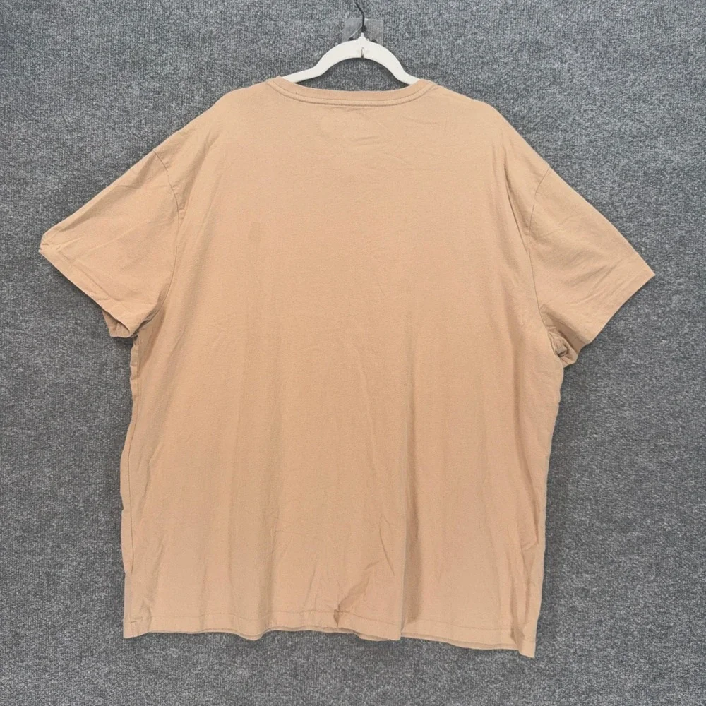 Polo Ralph Lauren Tshirt Men XXL Tan Classic Fit Short Sleeve Cotton Jersey